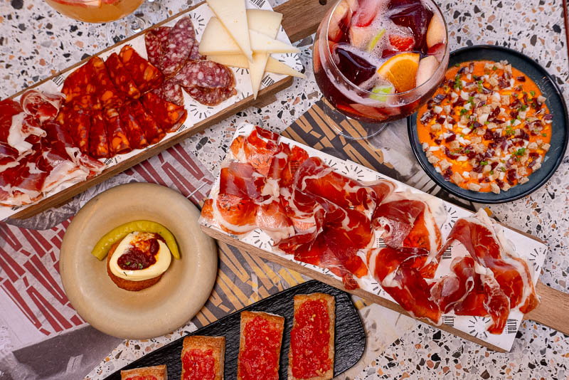 Atica, a Spanish restaurant in Shanghai with terrace views.