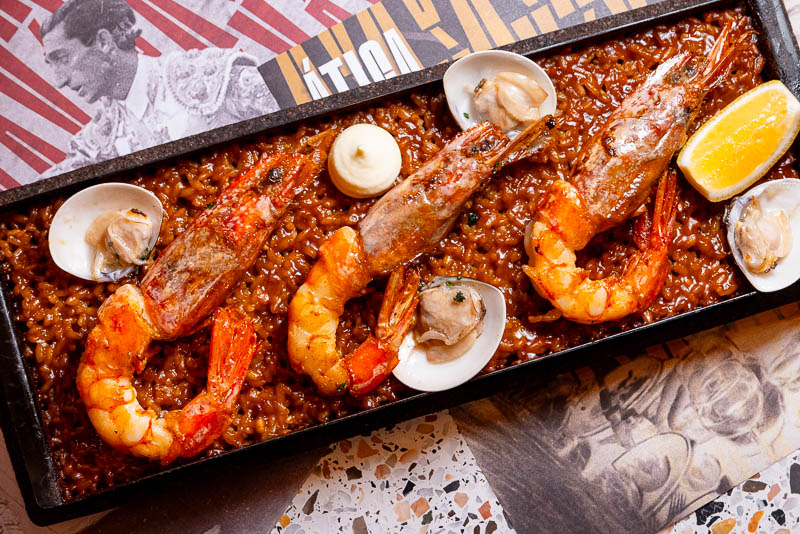 Atica, a Spanish restaurant in Shanghai with terrace views.
