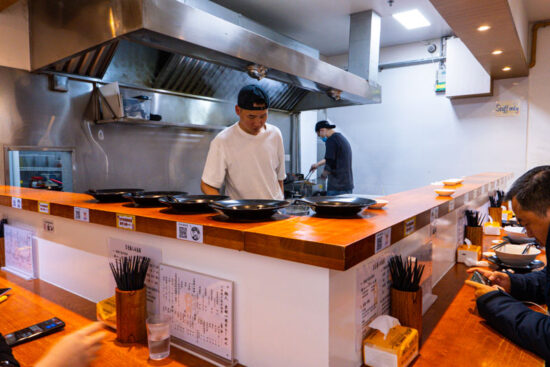 Butanchu Ramen is a ramen restaurant in Shanghai specializing in hakata-style broth.