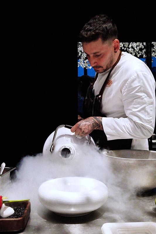 Nebula, a Spanish fine dining restaurant with molecular cuisine in Shanghai.