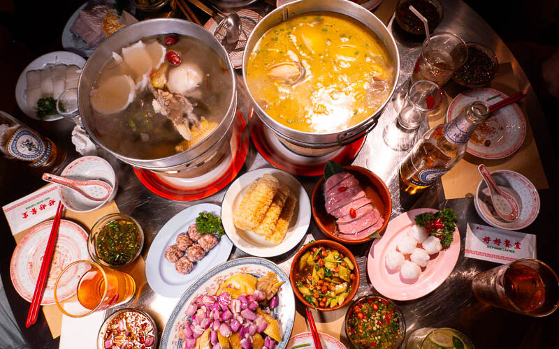 Holy Good Canteen is a Cantonese hotpot restaurant in Shanghai