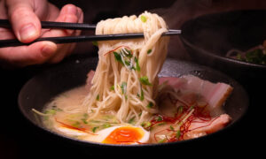 Kyu-Hai is a Japanese restaurant and izakaya that does chicken ramen and yakitori