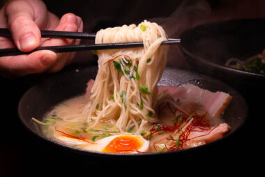 Kyu-Hai is a Japanese restaurant and izakaya that does chicken ramen and yakitori