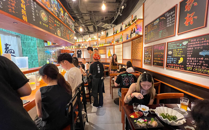 Kyu-Hai is a Japanese restaurant and izakaya that does chicken ramen and yakitori