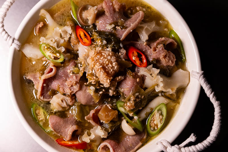 Sichuan food at Laizhou Bar in Shanghai