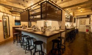 Ocean’s Table is a Spanish-Mediterranean restaurant housed in the former Commune Social space in Jing’an, Shanghai