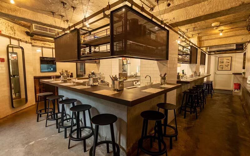 Ocean’s Table is a Spanish-Mediterranean restaurant housed in the former Commune Social space in Jing’an, Shanghai