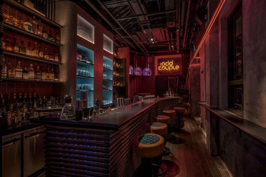 The Odd Couple is a cocktail bar in Xintiandi, Shanghai
