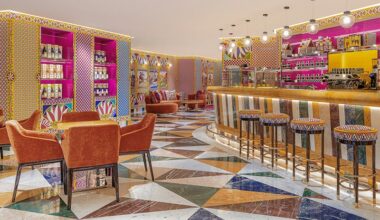DG CAFFE is Italian luxury brand Dolce&Gabbana's first cafe worldwide, located in Shanghai, China