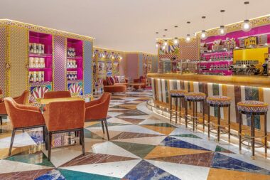 DG CAFFE is Italian luxury brand Dolce&Gabbana's first cafe worldwide, located in Shanghai, China