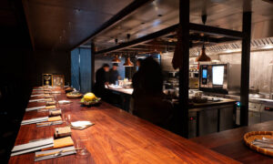 CUN 皴 is a creative Spanish-Sichuan restaurant offering an intimate tasting menu experience within super lounge Upperwood at the INS nightlife destination in Shanghai.