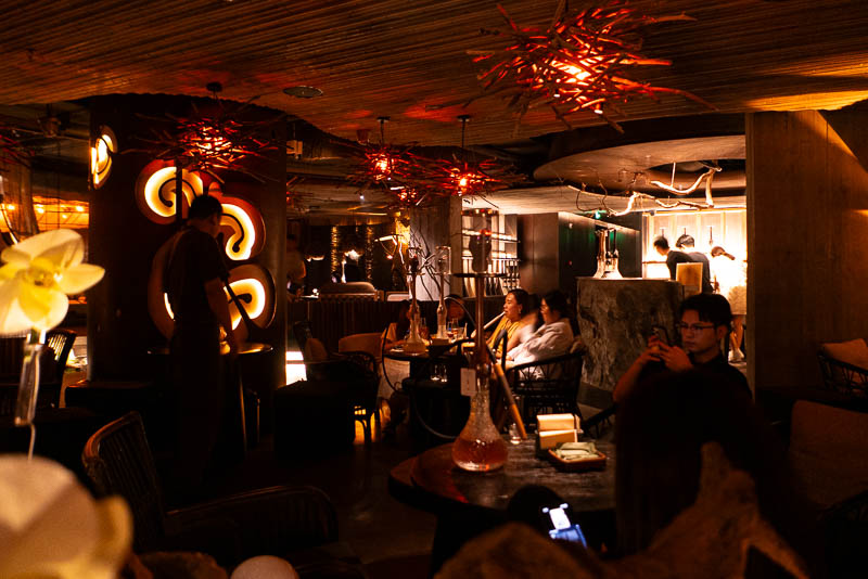 Upperwood is a super lounge catering for nightlife Shanghai, located at INS within Fuxing Park