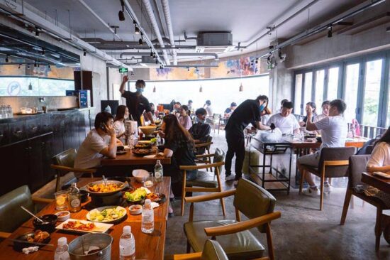 Belloco is a Korean restaurant in Jing'an, Shanghai