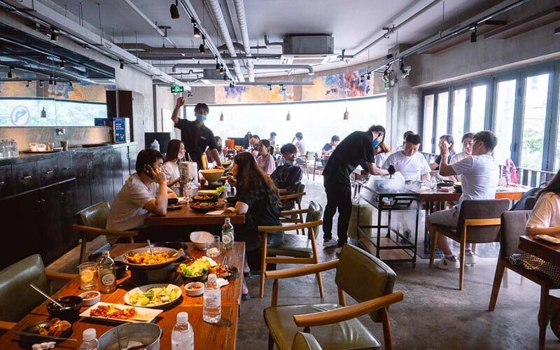 Belloco is a Korean restaurant in Jing'an, Shanghai