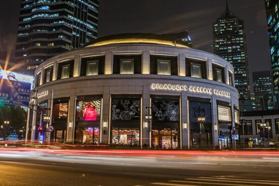 The Starbucks Reserve Roastery Shanghai is the coffee giant's premier destination store in China, located in Jing'an district, Shanghai.