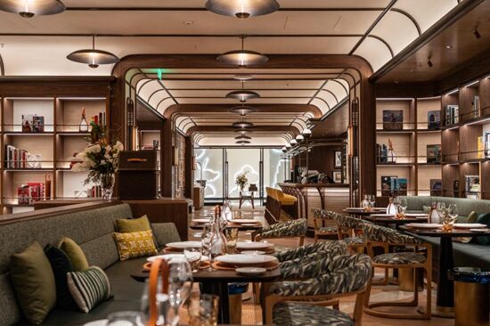 Le Cafe Louis Vuitton Shanghai at The Louis in Jing'an, Shanghai.