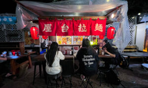 Yatai Ramen is a ramen cart in Shanghai