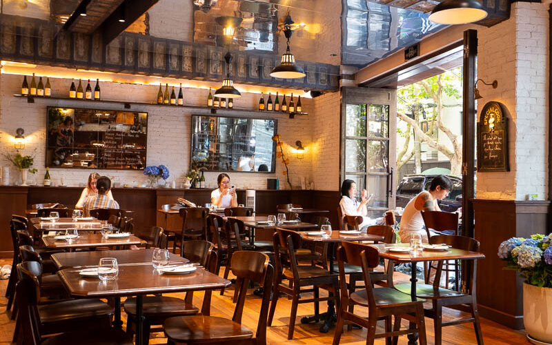 La Pomme De Terre, a restaurant in Shanghai's former French concession serving brunch and bistro food