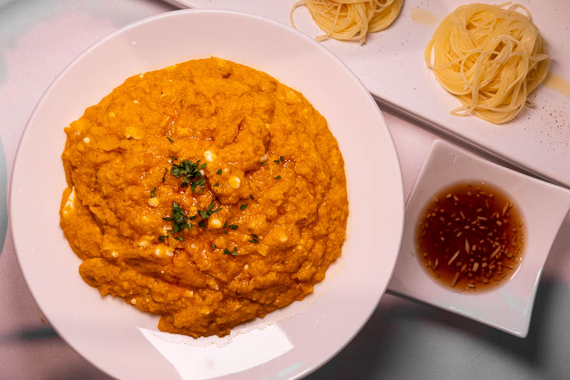 Salt-Less is a creative vegetarian restaurant in Shanghai serving Chinese and Western inspired dishes.