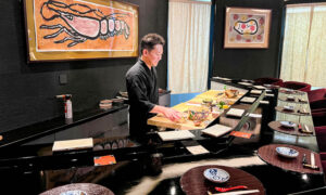 Sushi Oyama is a Japanese omakase restaurant in Shanghai