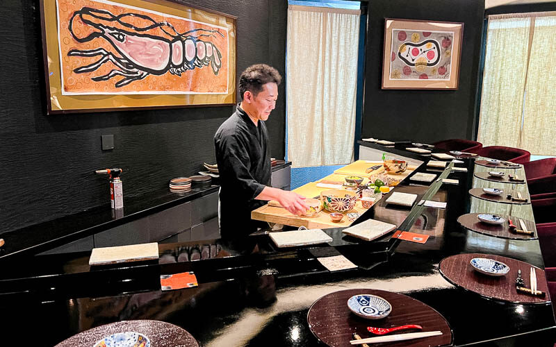 Sushi Oyama is a Japanese omakase restaurant in Shanghai