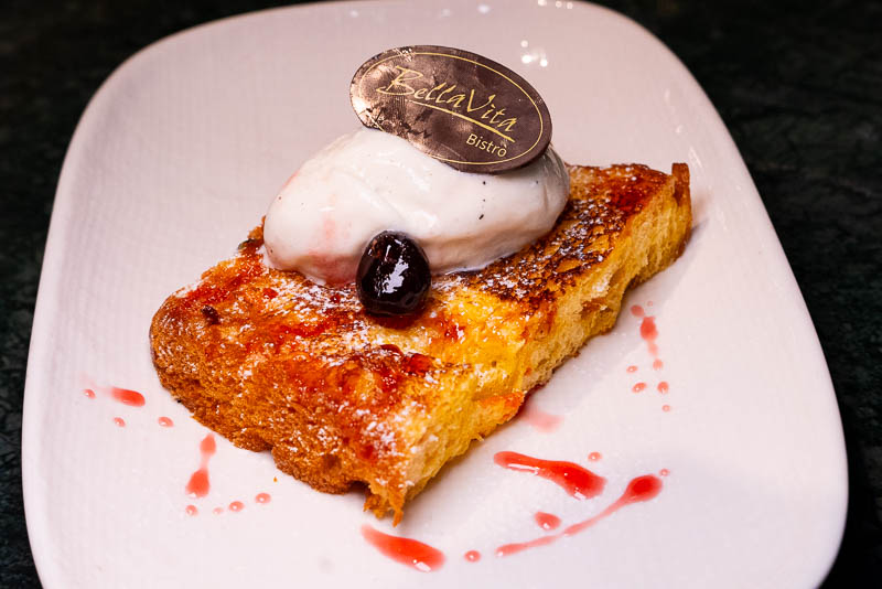 Bella Vita Bistro, an elegant Italian restaurant in Shanghai.