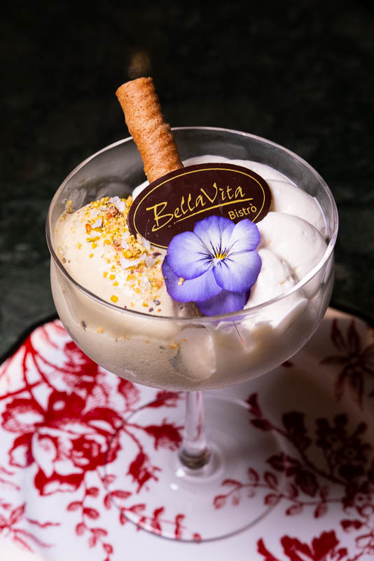 Bella Vita Bistro, an elegant Italian restaurant in Shanghai.