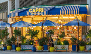 Capri by Bottega is a Mediterranean restaurant and pizzeria specializing in Napoli cuisine