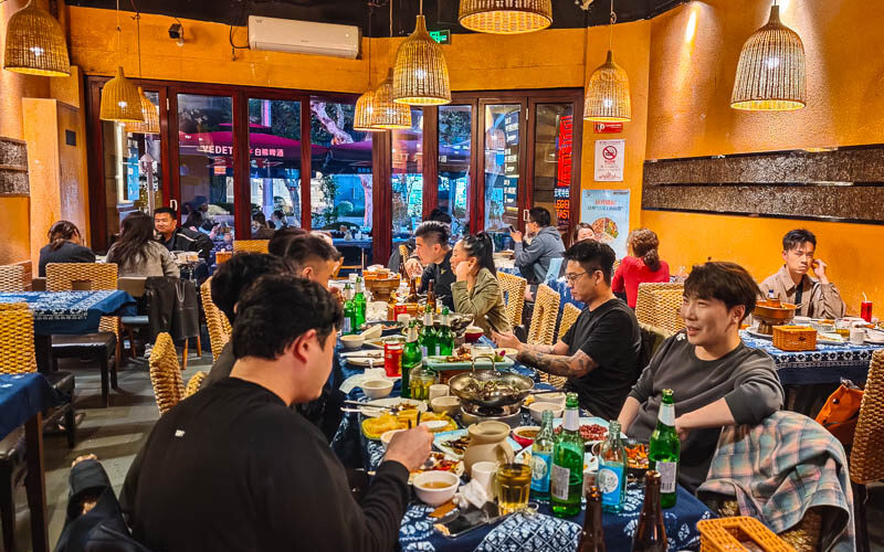 Legend Taste is a no-frills Yunnan restaurant in Jing'an, Shanghai