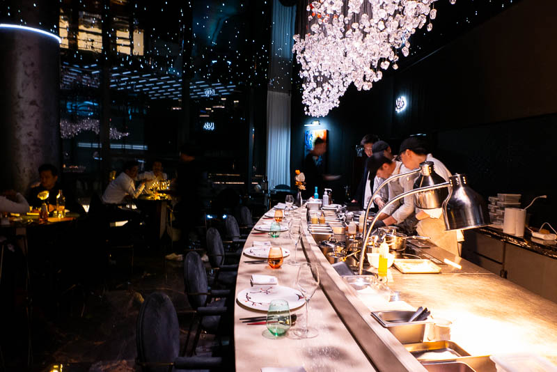 Nebula, modern Spanish restaurant in Shanghai. 