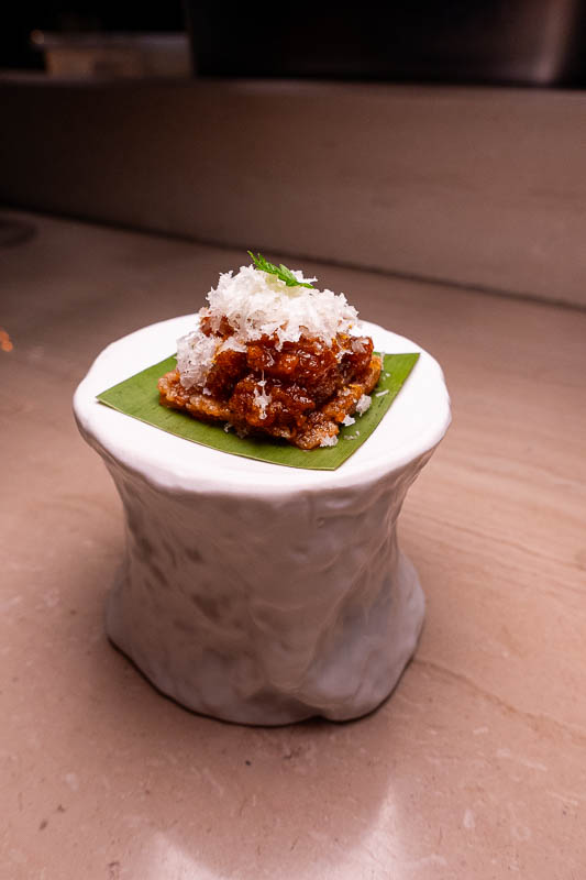 Nebula, modern Spanish restaurant in Shanghai. 