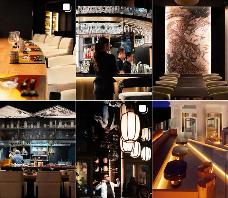 The Dome modern contemporary Japanese restaurant on The Bund, Shanghai