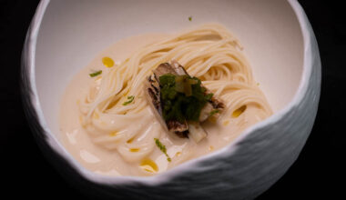 YONE modern japanese restaurant at The Shanghai EDITION, hairy crab menu