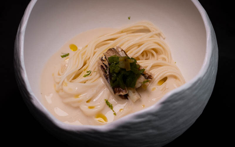 YONE modern japanese restaurant at The Shanghai EDITION, hairy crab menu