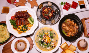 Bifengtang is a Hong Kong-style Cantonese restaurant chain in Shanghai, China