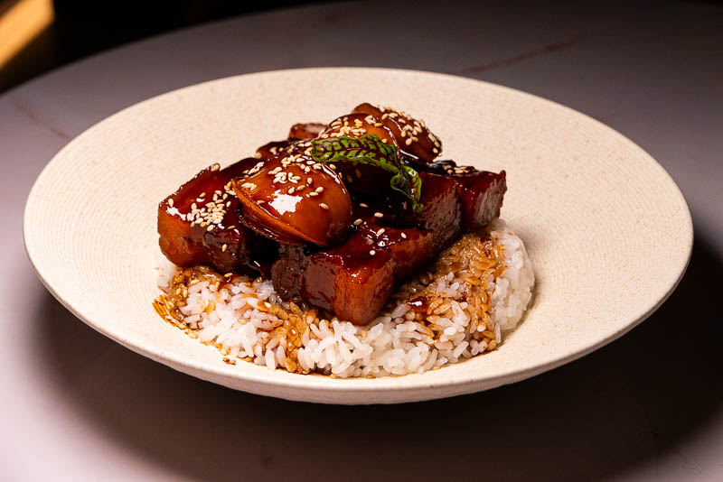 Laizhou Bar is a contemporary Chinese restaurant serving modern Sichuan, Guizhou, and Yunnan food in Shanghai