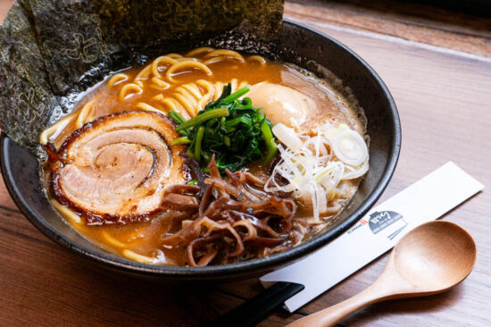 Ramen Shichiton is a cozy ramen shop that does large bowls of noodles in Shanghai