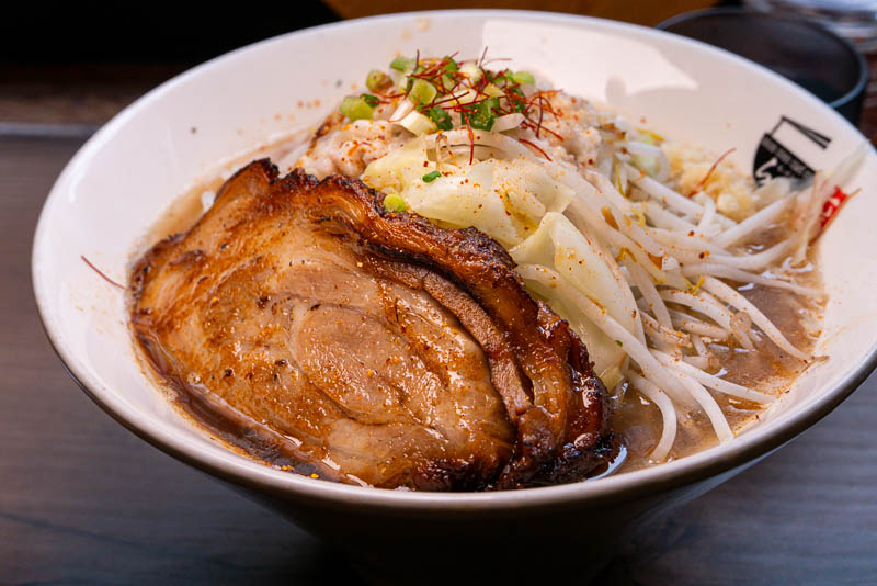 Ramen Shichiton is a cozy ramen shop that does large bowls of noodles in Shanghai