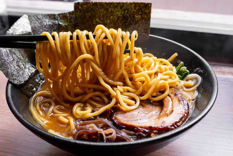 Ramen Shichiton is a cozy ramen shop that does large bowls of noodles in Shanghai