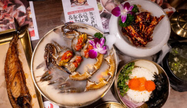 Sun Jia is a long-standing Korean restaurant in Shanghai's Koreatown specializing in marinated crab