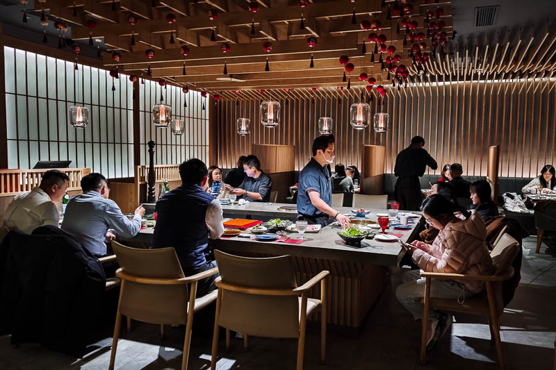 Aburi-En is a Japanese wagyu restaurant in Pudong Kerry Center, Shanghai