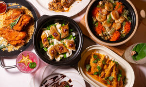 Laizhou Bar, Fumin Road, Shanghai. Contemporary and creative Chinese restaurant.