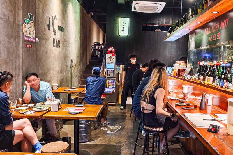 Sake Ichi is a popular Japanese yakitori and izayaka in Shanghai