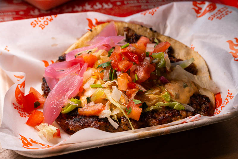 Smokin Bowl - bowls, burritos, sandwiches (tortas) and cinnamon rolls by barbecue restaurant Smokin' Hog in Shanghai. 