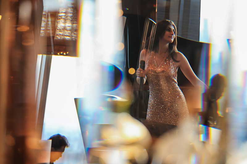 Aura Lounge, Ritz-Carlton Shanghai Pudong, skyline views and live jazz