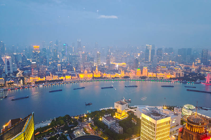 Aura Lounge, Ritz-Carlton Shanghai Pudong, skyline views and live jazz