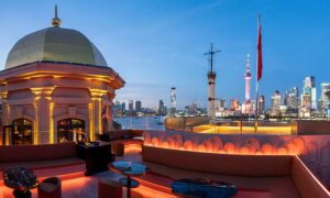 Skyline Dome - The Bund, Shanghai: A rooftop bar and lounge with Japanese food in Shanghai