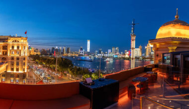 Skyline Dome - The Bund, Shanghai: A rooftop bar and lounge with Japanese food in Shanghai