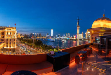 Skyline Dome - The Bund, Shanghai: A rooftop bar and lounge with Japanese food in Shanghai
