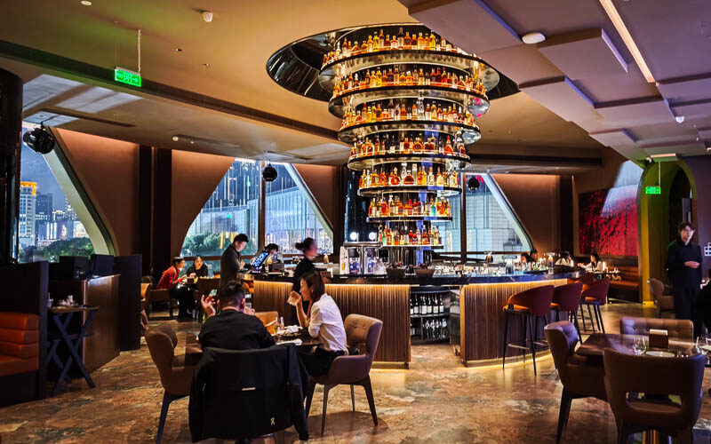 KLAZ - Multi-concept restaurant in Xintiandi with teppanyaki, omakase, shisha, and private rooms.